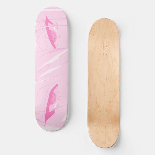 Anime Eyes Skateboard Deck (Vorderseite)