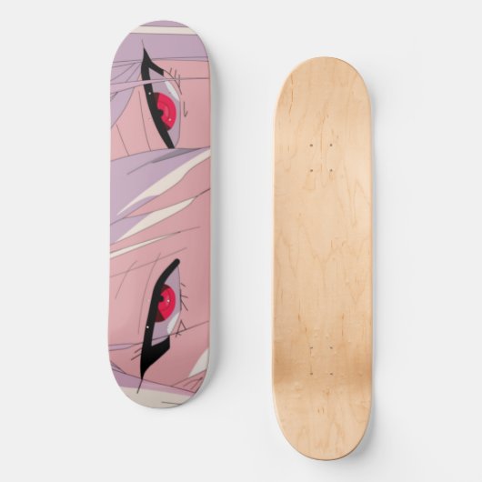 Anime Eyes Skateboard Deck (Vorderseite)