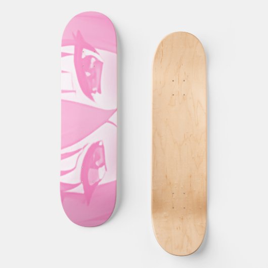 Anime Eyes Skateboard Deck (Vorderseite)