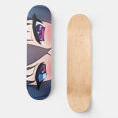 Anime Eyes Skateboard Deck (Vorderseite)