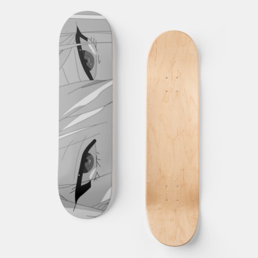 Anime Eyes Skateboard Deck (Vorderseite)