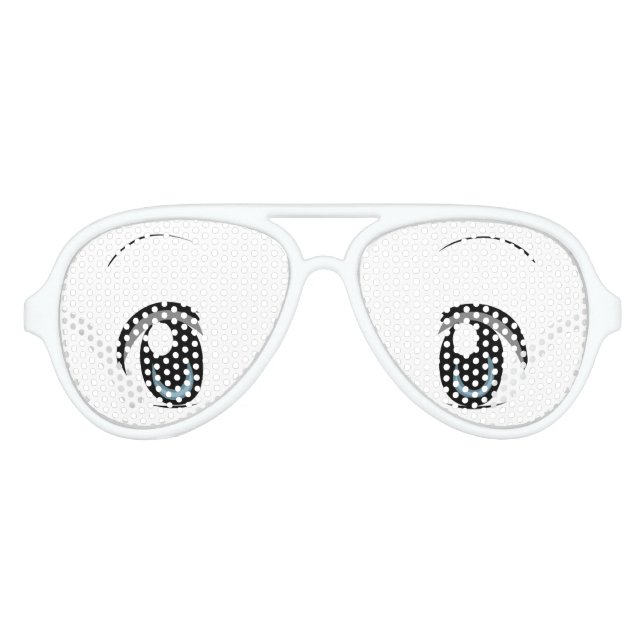 Anime Eyes Sunglasses Partybrille (Vorderseite)