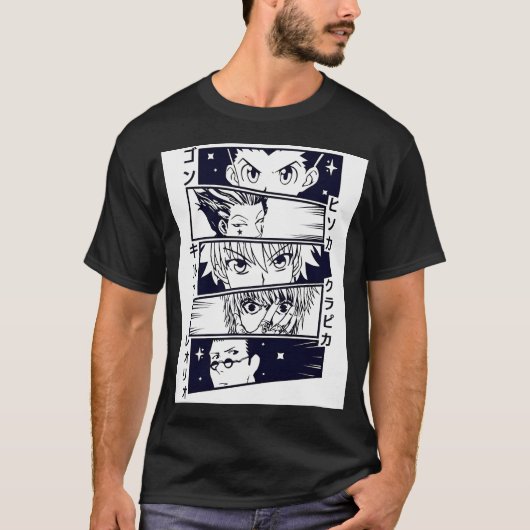 Anime Faces T-Shirt (Vorderseite)