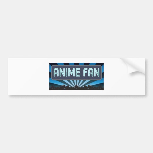 Anime-Fan-Festzelt Autoaufkleber (Vorne)