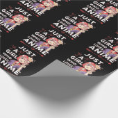 Anime Fan Girl Otaku Japanisch Manga Lover Geschenkpapier (Ecke)