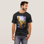 Anime-Fantasiezeus-Krieger-Grafik-T-Shirt T-Shirt (Vorne ganz)