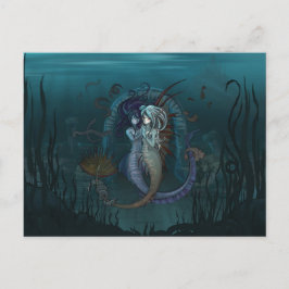 Anime Fantasy Mermaids Postcard Postkarte