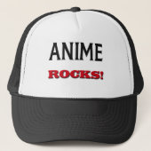 Anime-Felsen Truckerkappe (Vorderseite)