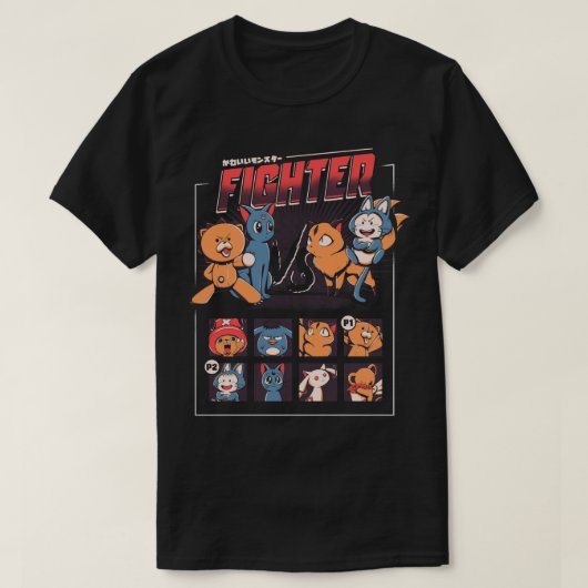 Anime fight T-Shirt (Design vorne)