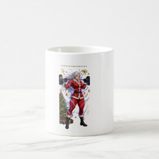Anime Fitness Santa Weihnachten Kaffeetasse