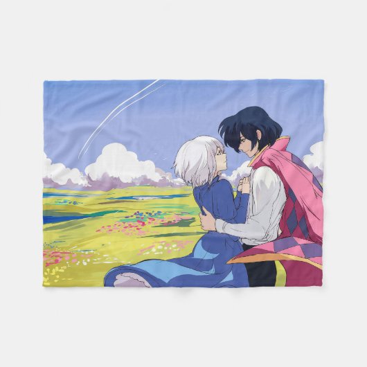 Anime Fleecedecke (Vorderseite (Horizontal))