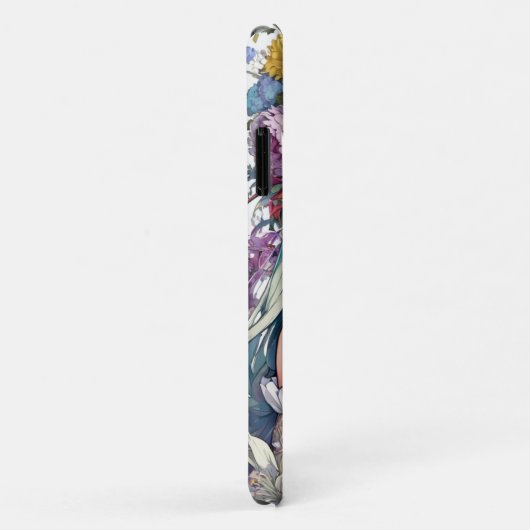 Anime floral Case-Mate iPhone hülle (Hinten/Rechts)