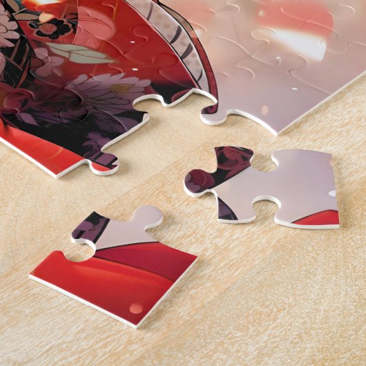 Anime Flower Mädchen 03 Puzzle (Seite)