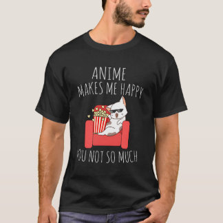 Anime freut mich nicht so sehr Kawaii Anime T-Shirt