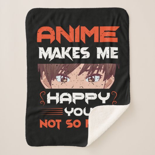 Anime freut mich nicht so sehr sherpadecke (Vorderseite)