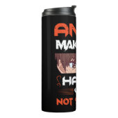 Anime freut mich nicht so sehr thermosbecher (Nach links gedreht)