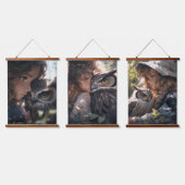 Anime Friends Wandteppich Mit Holzrahmen (Dreifach)