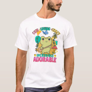 Anime Frog Mushroom - Niedlich Kawaii - Love Crazy T-Shirt