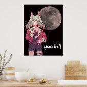 Anime, full moon poster (Küche)