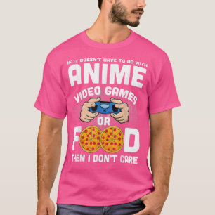 Anime, Gamer und Food Stuff Girls Boys Men Pizza V T-Shirt