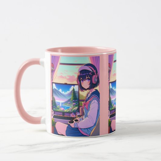 Anime Gaming Girl Tasse (Links)