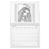 Anime-Gekritzel-Tierkreis-Farbton-Kalender Kalender (Jan 2017)