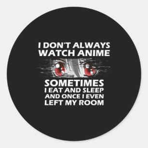 Anime-Geschenk für Teenager-Mädchen Frauen Jungen Runder Aufkleber