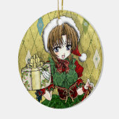 Anime-Geschenk-Mädchen Keramik Ornament (Links)