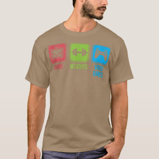 Anime, Gewichte, Videospiele Otaku Workout T-Shirt