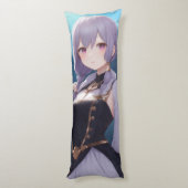 Anime Girl 001 Seitenschläferkissen (Rückseite (Vertikal))