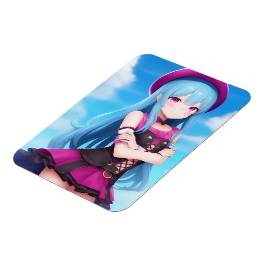 Anime Girl 007 Magnet (Linke Seite)
