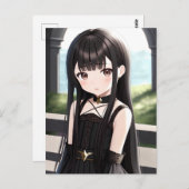 Anime Girl 008 Postkarte (Vorne/Hinten)