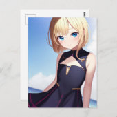 Anime Girl 009 Postkarte (Vorne/Hinten)