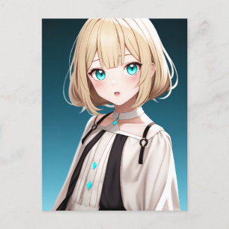 Anime Girl 022 Postkarte