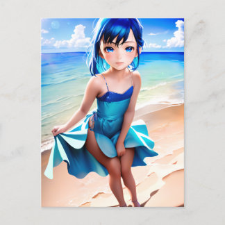 Anime Girl 029 Postkarte