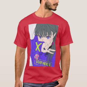 Anime Girl Aesthetic Waifu Japanischer Otaku T - S T-Shirt
