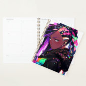 Anime Girl African American Art Planner Planer (Anzeige)