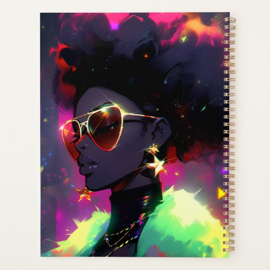 Anime Girl American Art Planer (Rückseite)