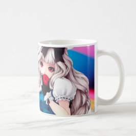 Anime girl art kaffeetasse