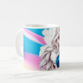 Anime Girl Art Kaffeetasse (Vorderseite Links)