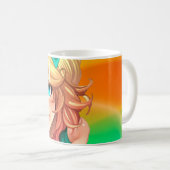 Anime girl art kaffeetasse (VorderseiteRechts)