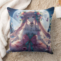 Anime Girl Blume Moon Fairy