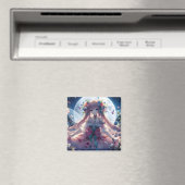 Anime Girl Blume Moon Fairy Magnet (In Situ (Geschirrspüler))
