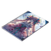Anime Girl Blume Moon Fairy Notizblock (Linke Seite)