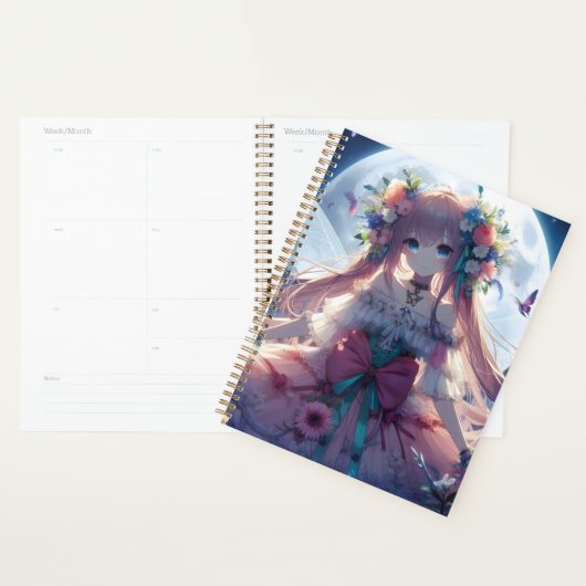 Anime Girl Blume Moon Fairy Planer (Anzeige)