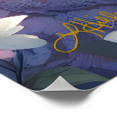 Anime Girl Blume Moon Fairy Poster (Ecke)