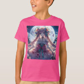Anime Girl Blume Moon Fairy T-Shirt (Vorderseite)
