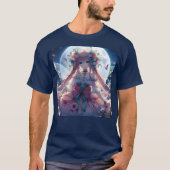 Anime Girl Blume Moon Fairy T-Shirt (Vorderseite)