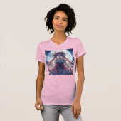 Anime Girl Blume Moon Fairy T-Shirt (Vorne ganz)
