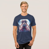 Anime Girl Blume Moon Fairy Tri-Blend Shirt (Vorderseite voll)